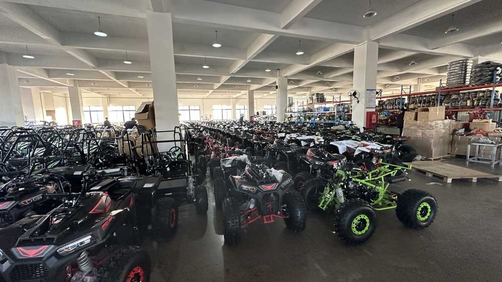 Vehicle storage at EverJoy Moto factory