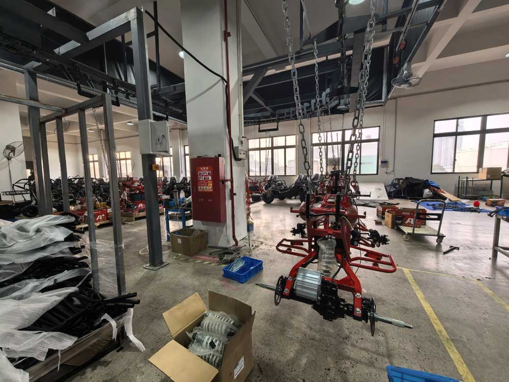 Assembly line at EverJoy Moto factory
