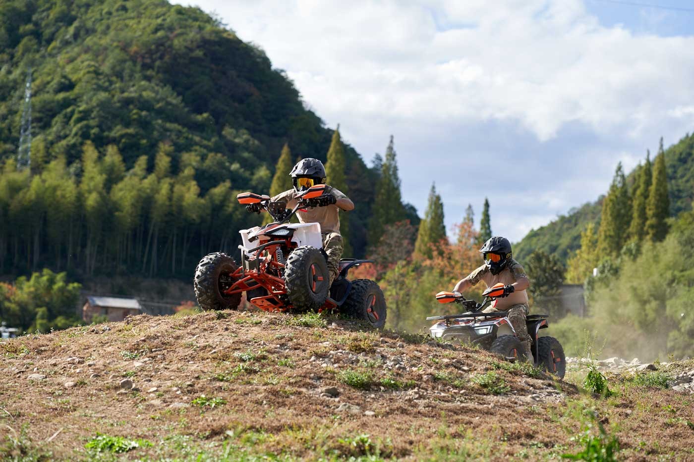 Gasoline ATV FR125ATV-SP factory photo, full body view