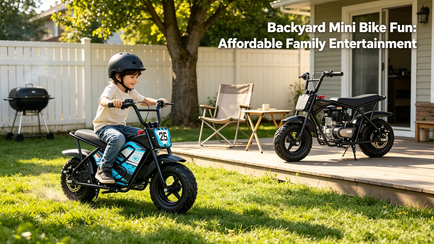 Backyard Mini Bike Fun: Simple, Affordable Family Entertainment at Home