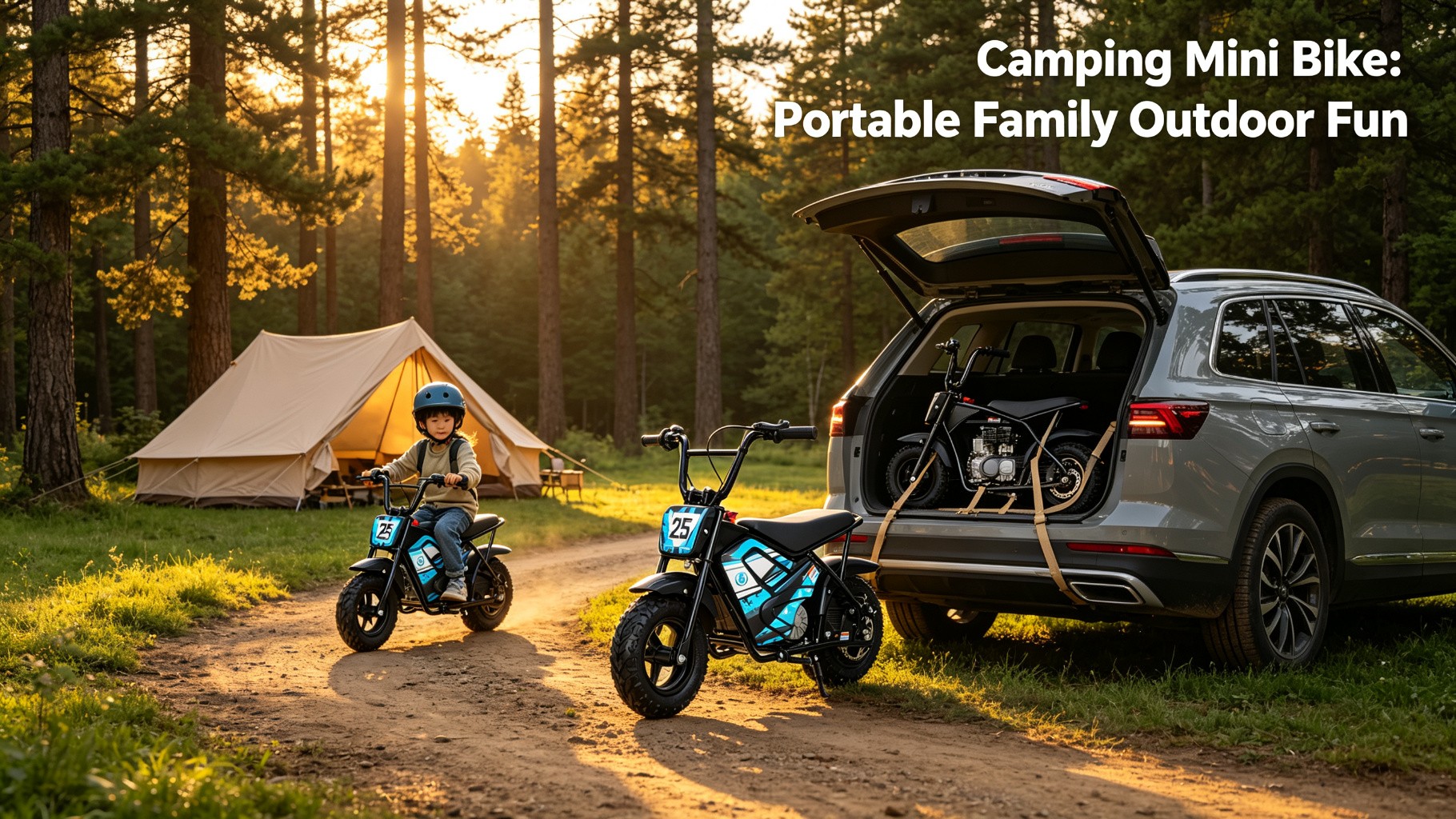 Camping Mini Bike: Portable, Lightweight Fun for Family Outdoor Trips