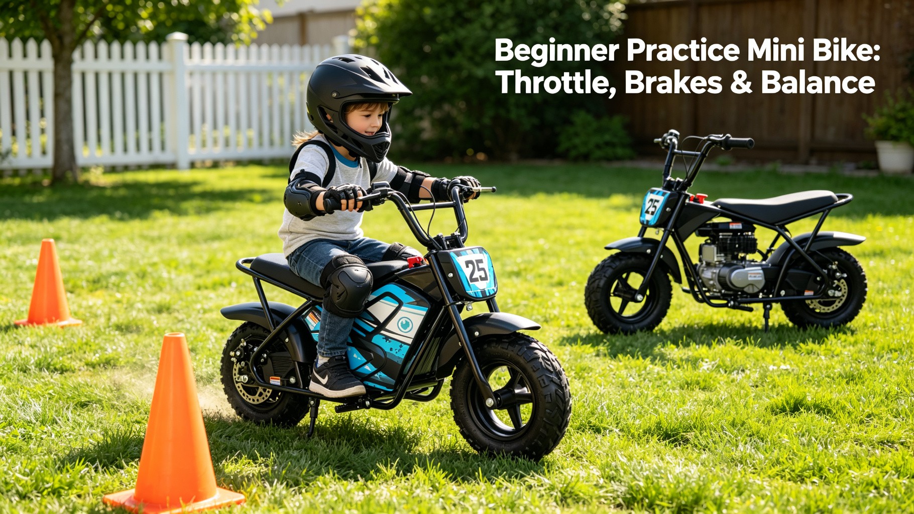 Beginner Practice Mini Bike: Learn Throttle, Brakes & Balance Before Dirt Bikes