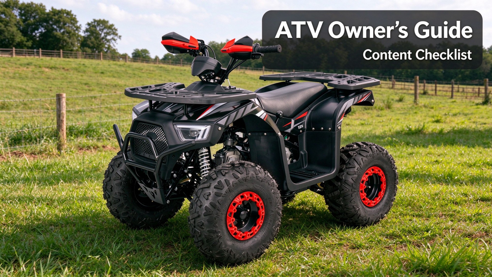 ATV Owner Manual Checklist for International Markets