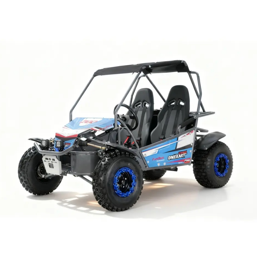 180CC Full-Size Gas Go Kart for Adults — F-N-R, Double A-Arm Off-Road